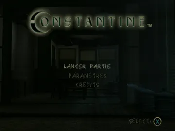 Constantine screen shot title